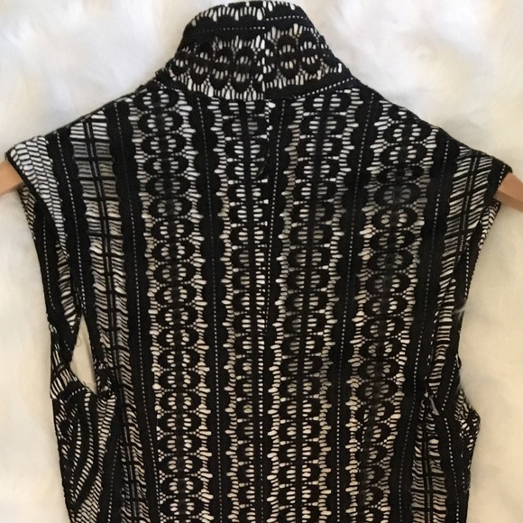 Plenty by Tracy Reese sleeveless wrap lace column dress - Picture 4 of 8